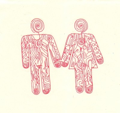 南出直之　一筆書き展 『つながる』